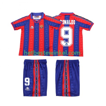 FC Barcelona Ronaldo Voetbalshirts Retro Kind Thuis 1996 1997